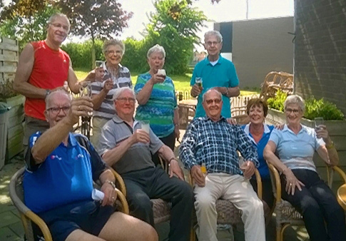 Dik Kok met 86 jaar oudste ETAC lid